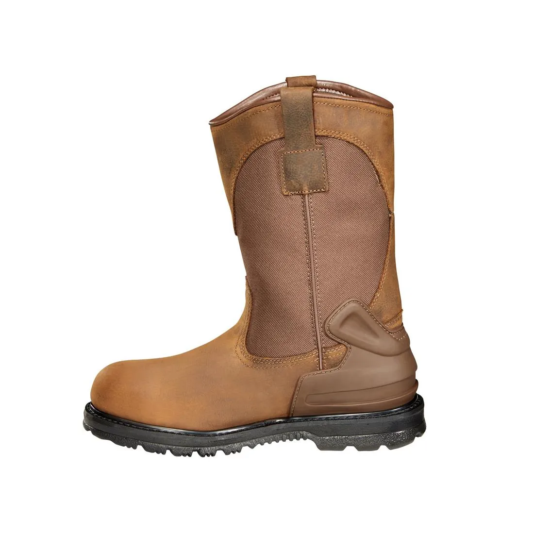 11" Heritage Soft-Toe Waterproof Wellington Pull-On Boot Brown