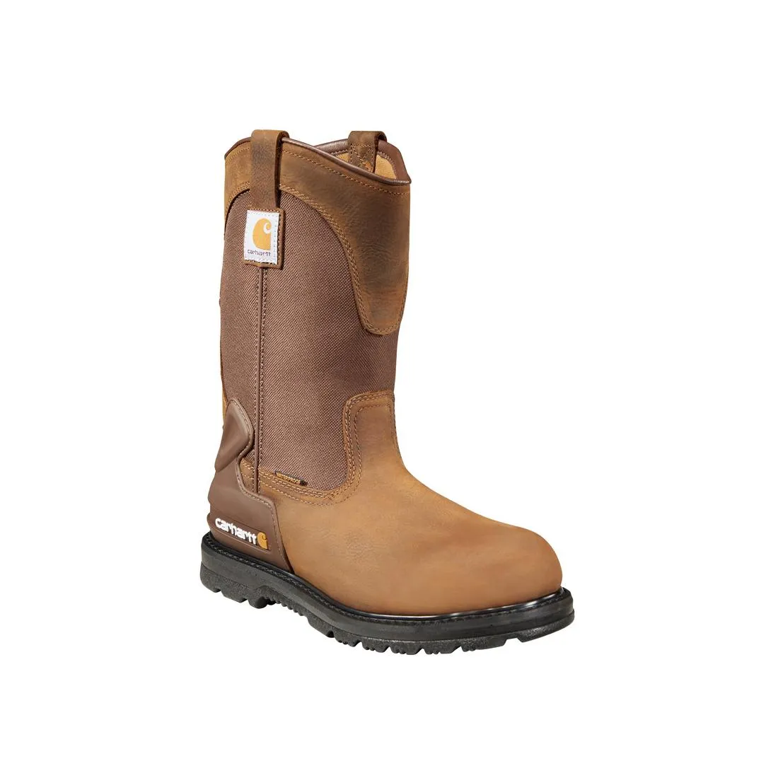 11" Heritage Soft-Toe Waterproof Wellington Pull-On Boot Brown
