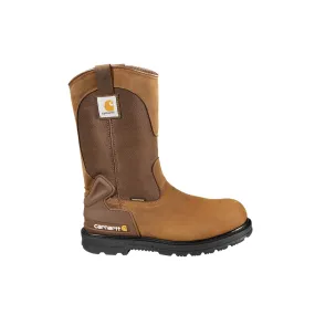 11" Heritage Soft-Toe Waterproof Wellington Pull-On Boot Brown