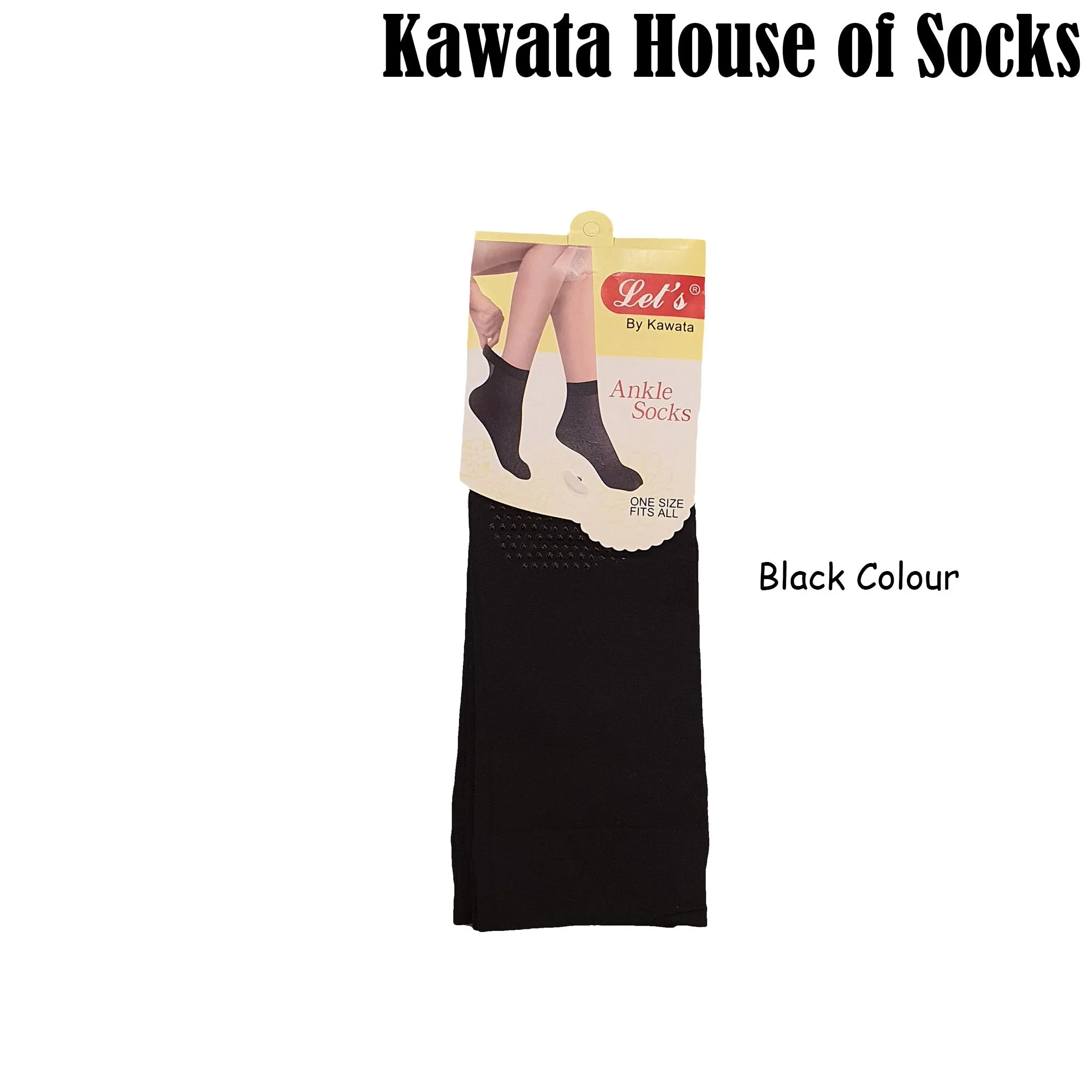 3 Pairs Value Pack Anti Slip Above Ankle Stocking | Crew Anti Slip Stockings