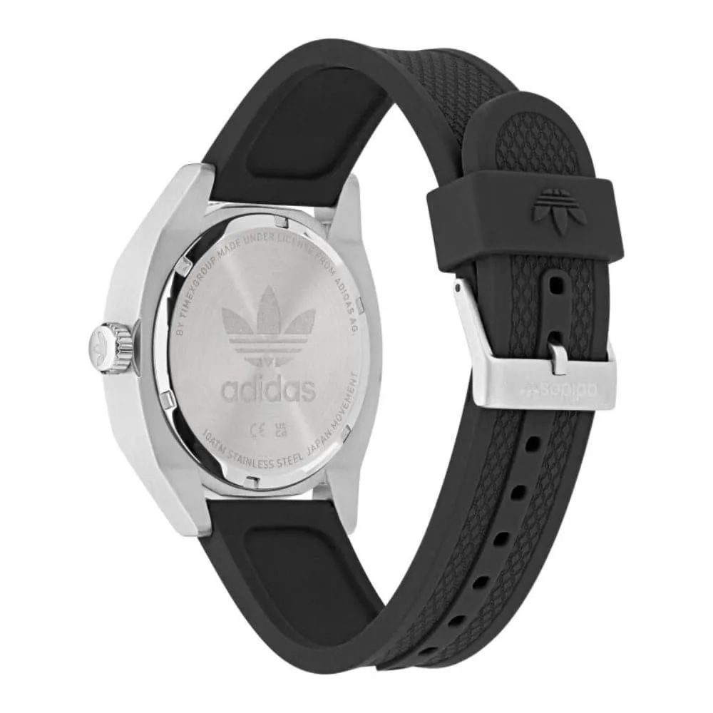 Adidas Original Edition Green Dial Black Rubber Strap Men Watch AOFH23008