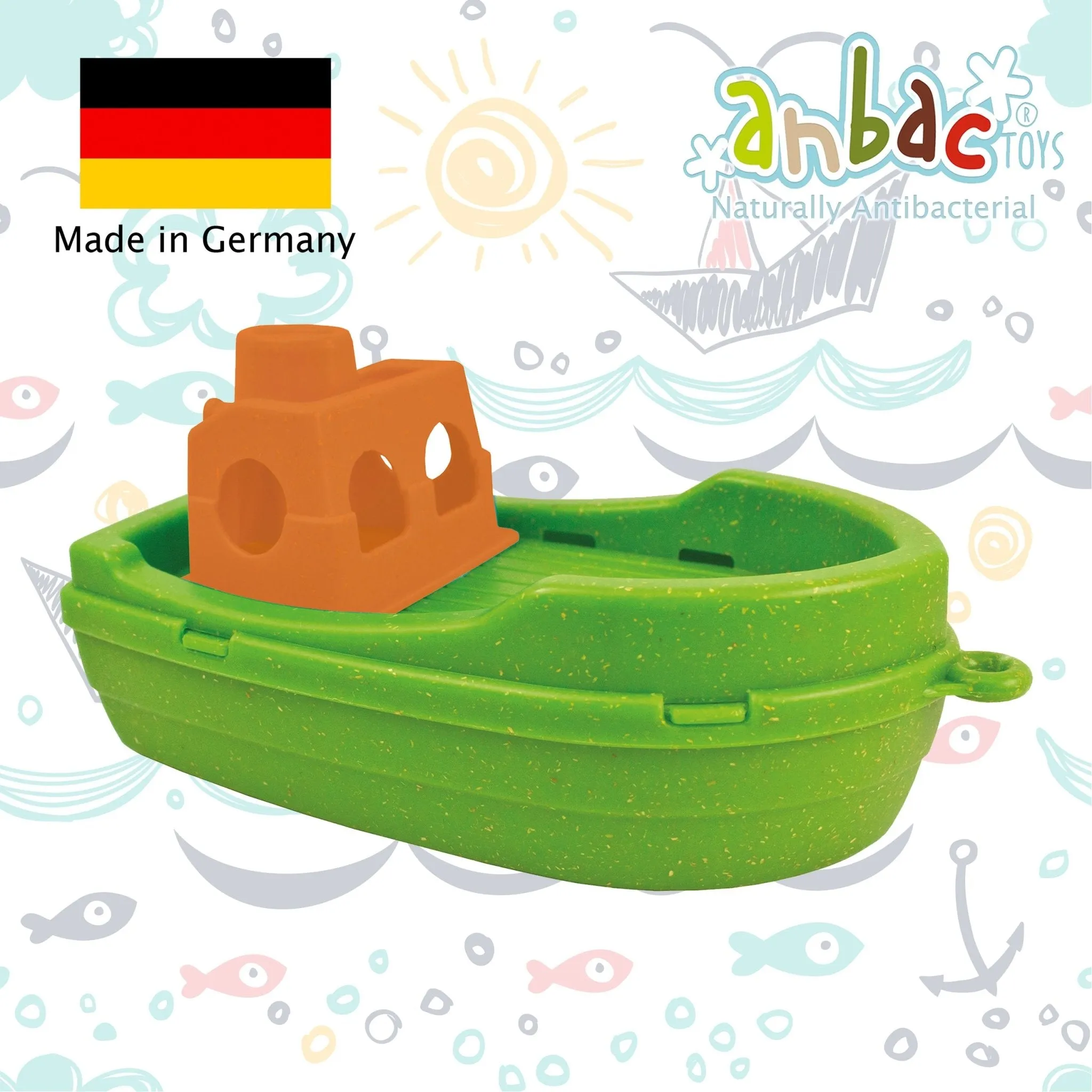 Antibacterial Toy Boats with four designs