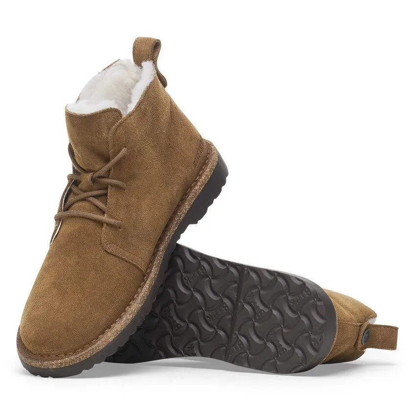 Birkenstock Uppsala Mid Dark Tea Shearling Narrow Women's
