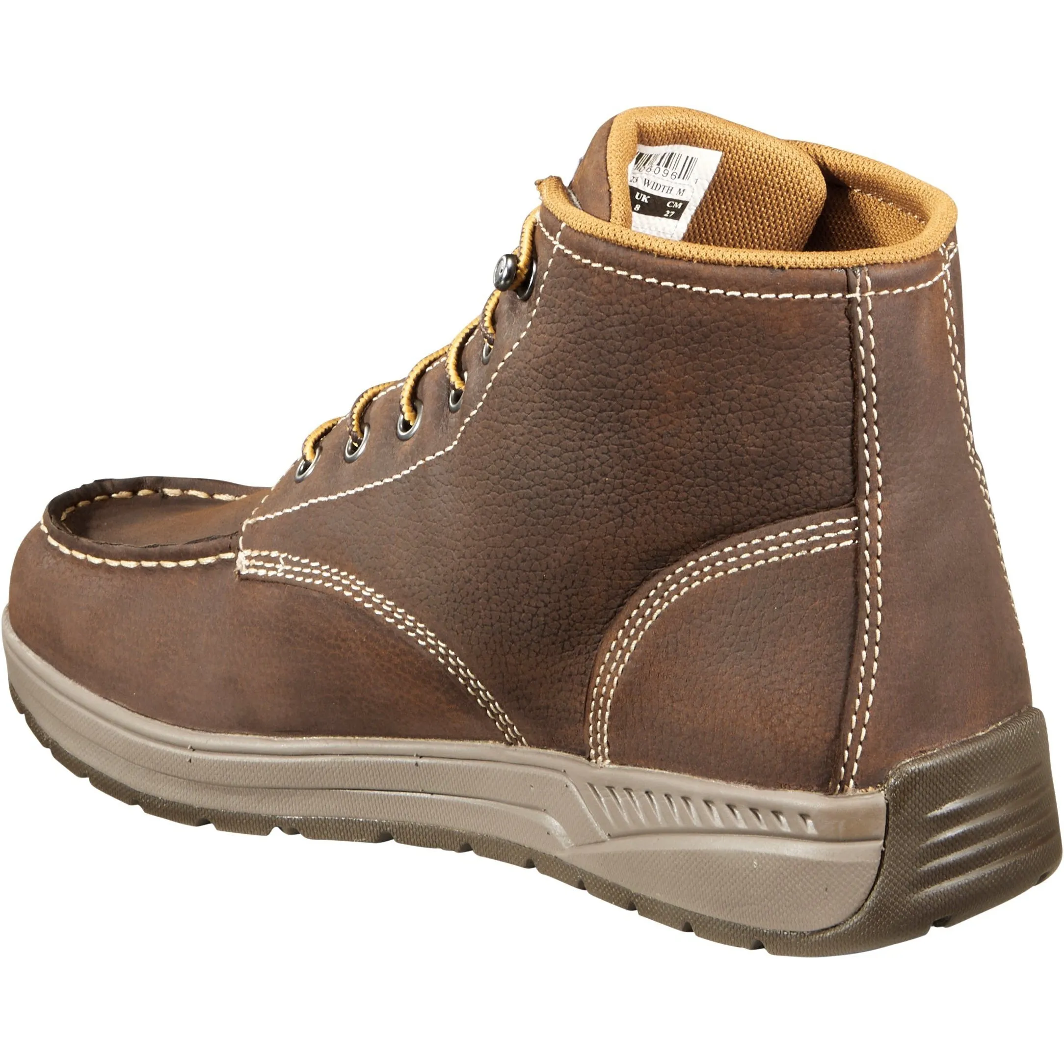 Carhartt Lightweight Soft Toe Wedge Work Boot for Men 4-Inch Brown - CMX4023