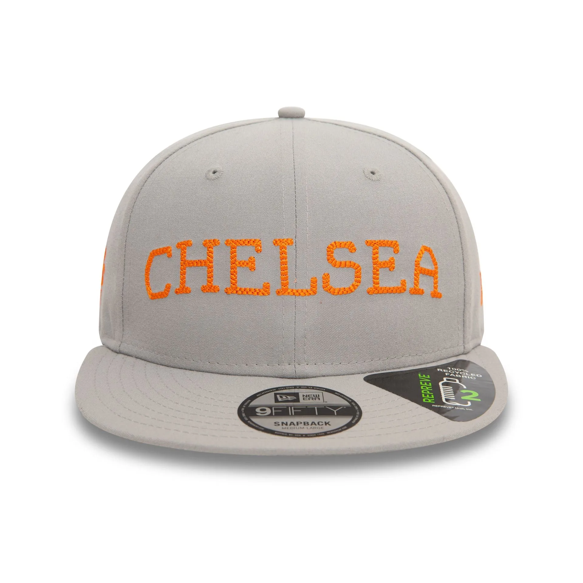 Chelsea FC Repreve Chainstitch Grey 9FIFTY Snapback Cap