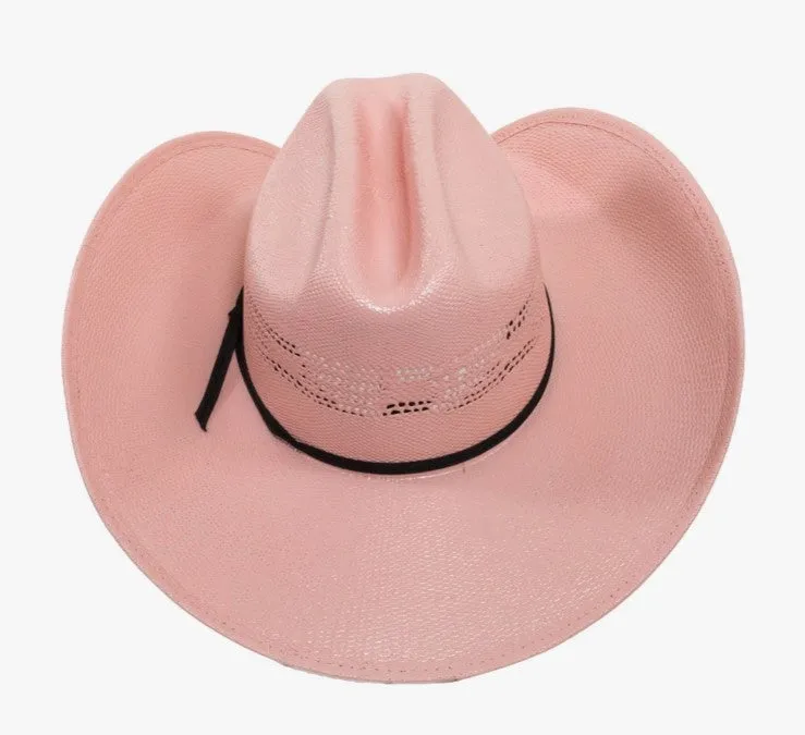 Chelsea Pink Cattleman Cowboy Hat