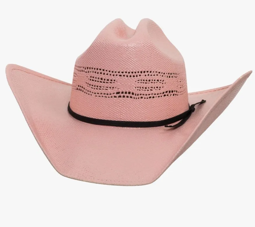 Chelsea Pink Cattleman Cowboy Hat