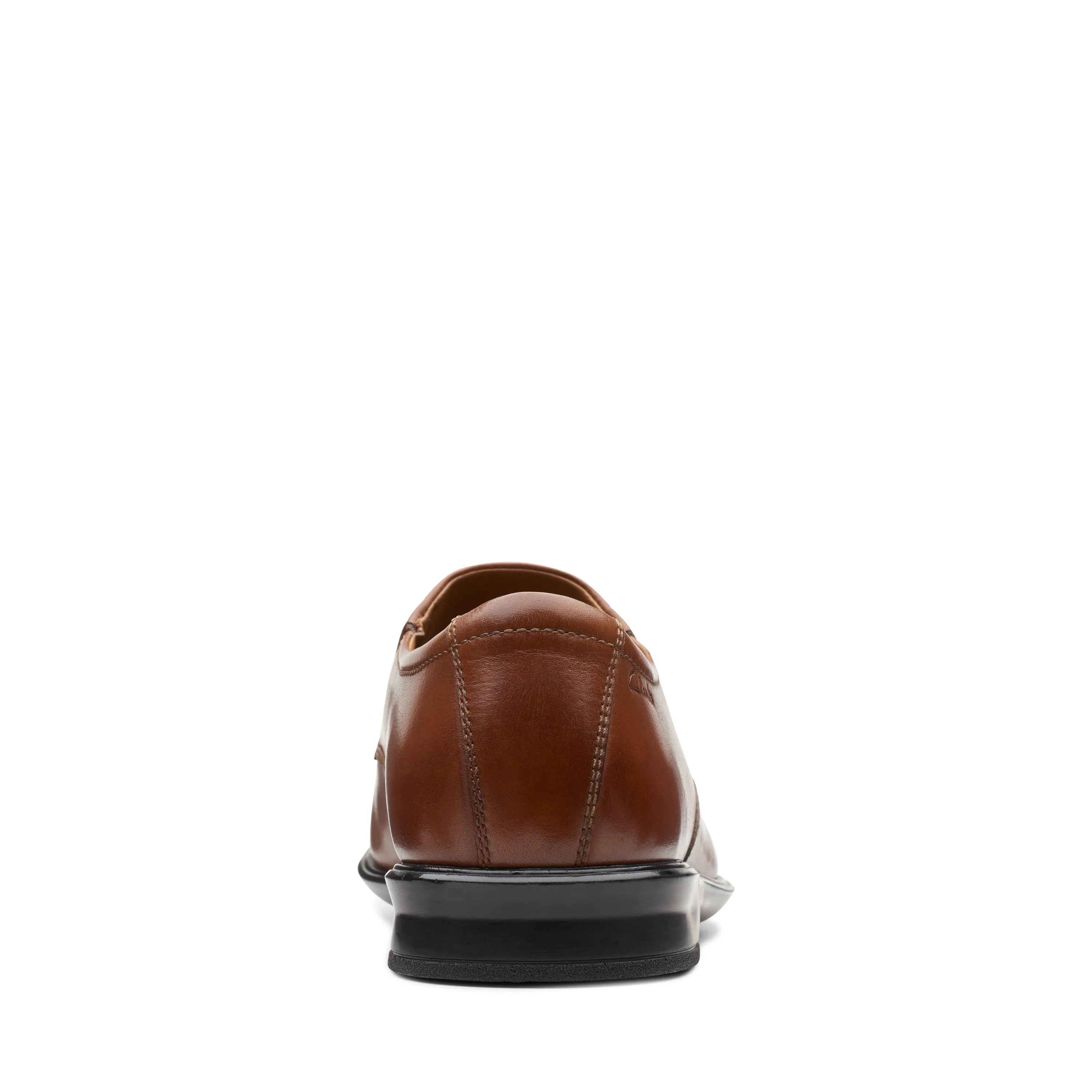 Clarks Bensley Step Dark Tan Leather