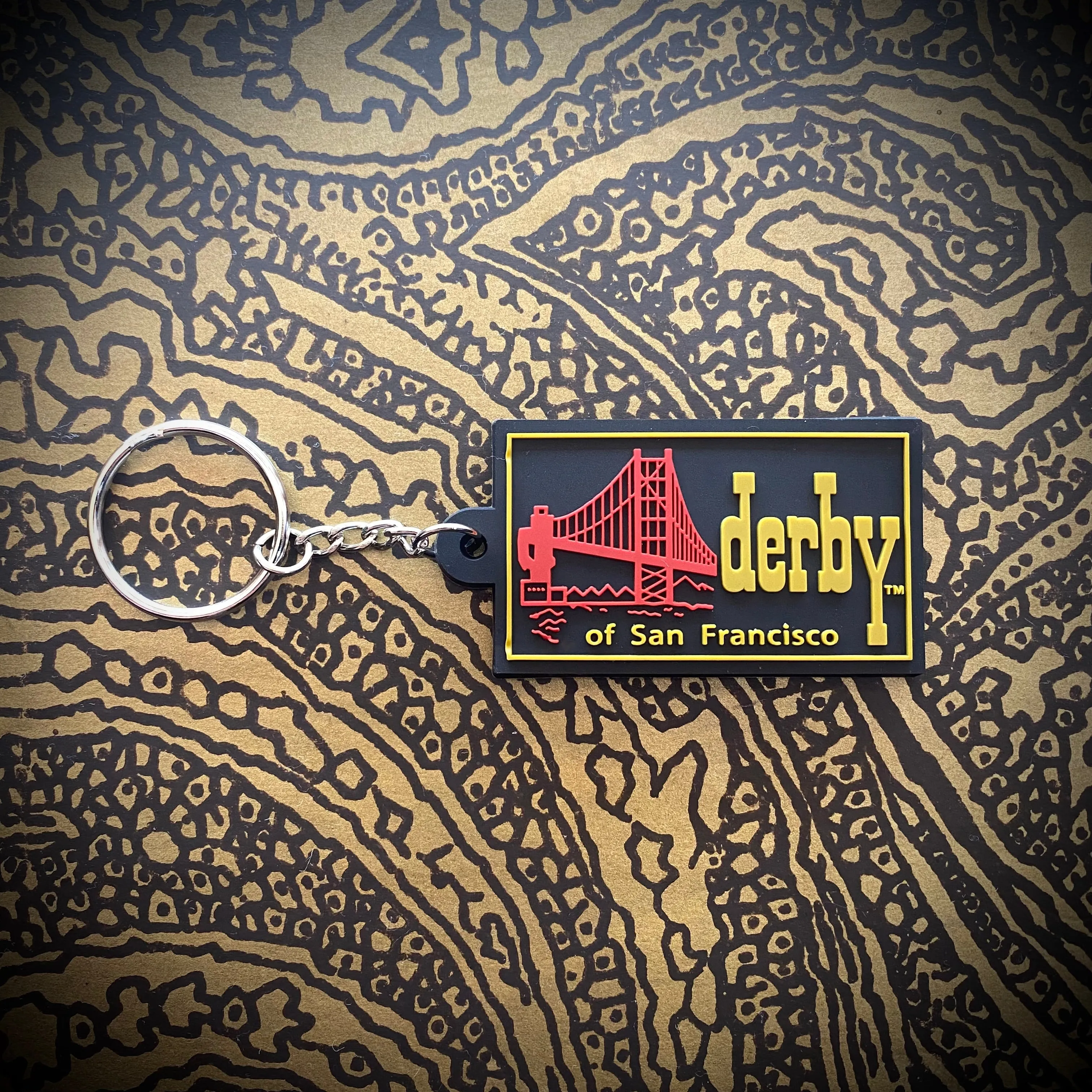 Derby Logo Keychain