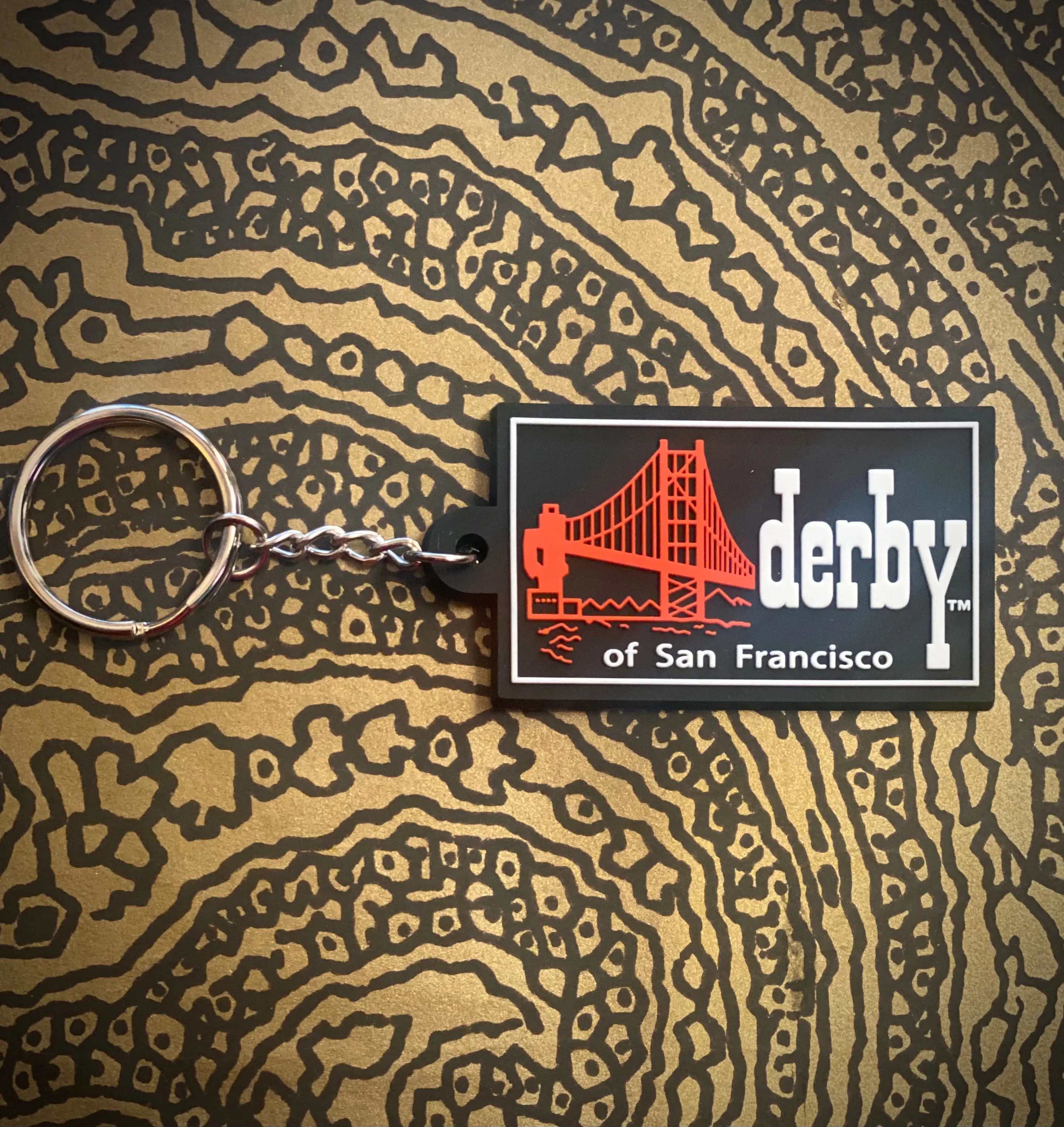 Derby Logo Keychain