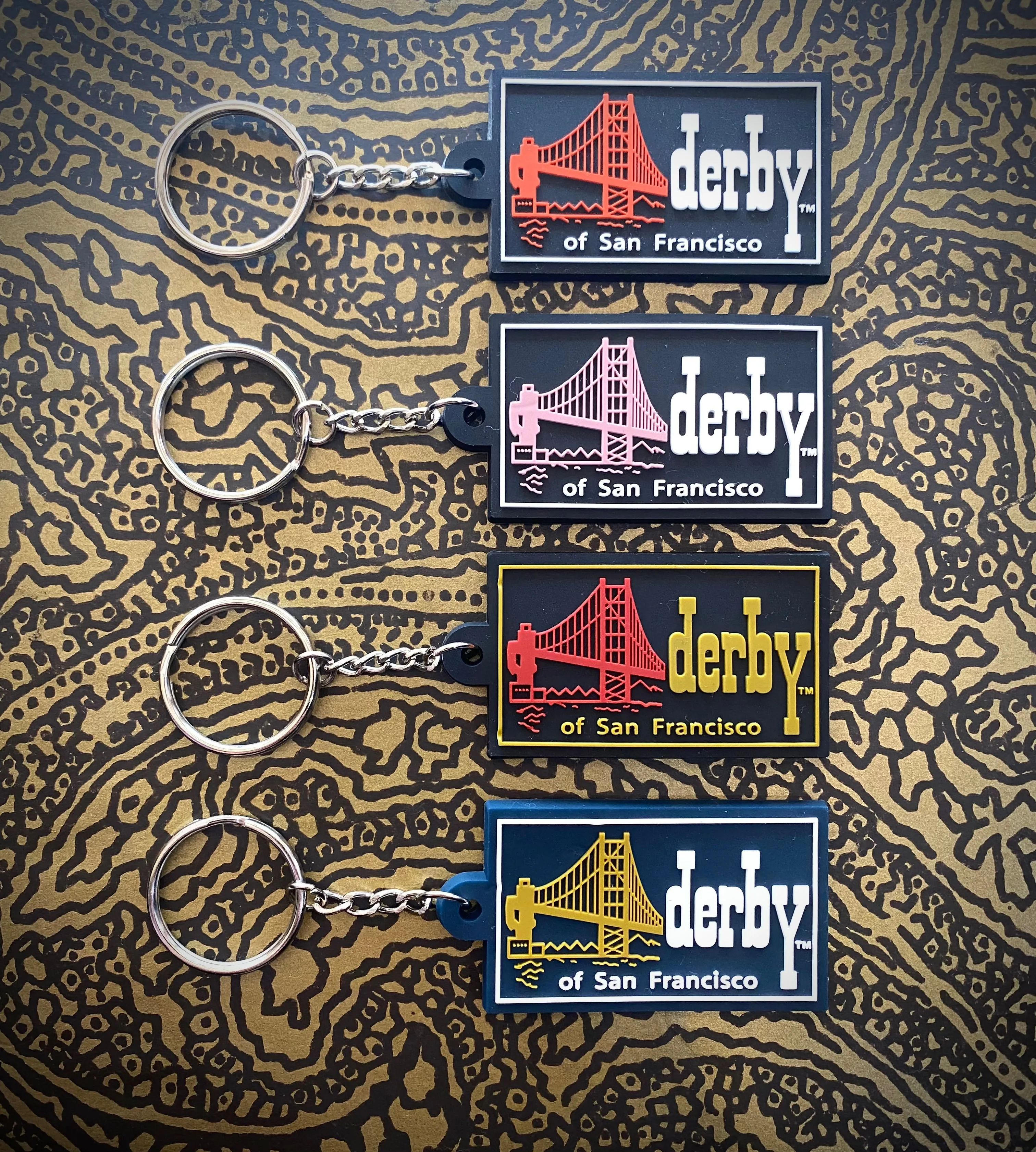 Derby Logo Keychain