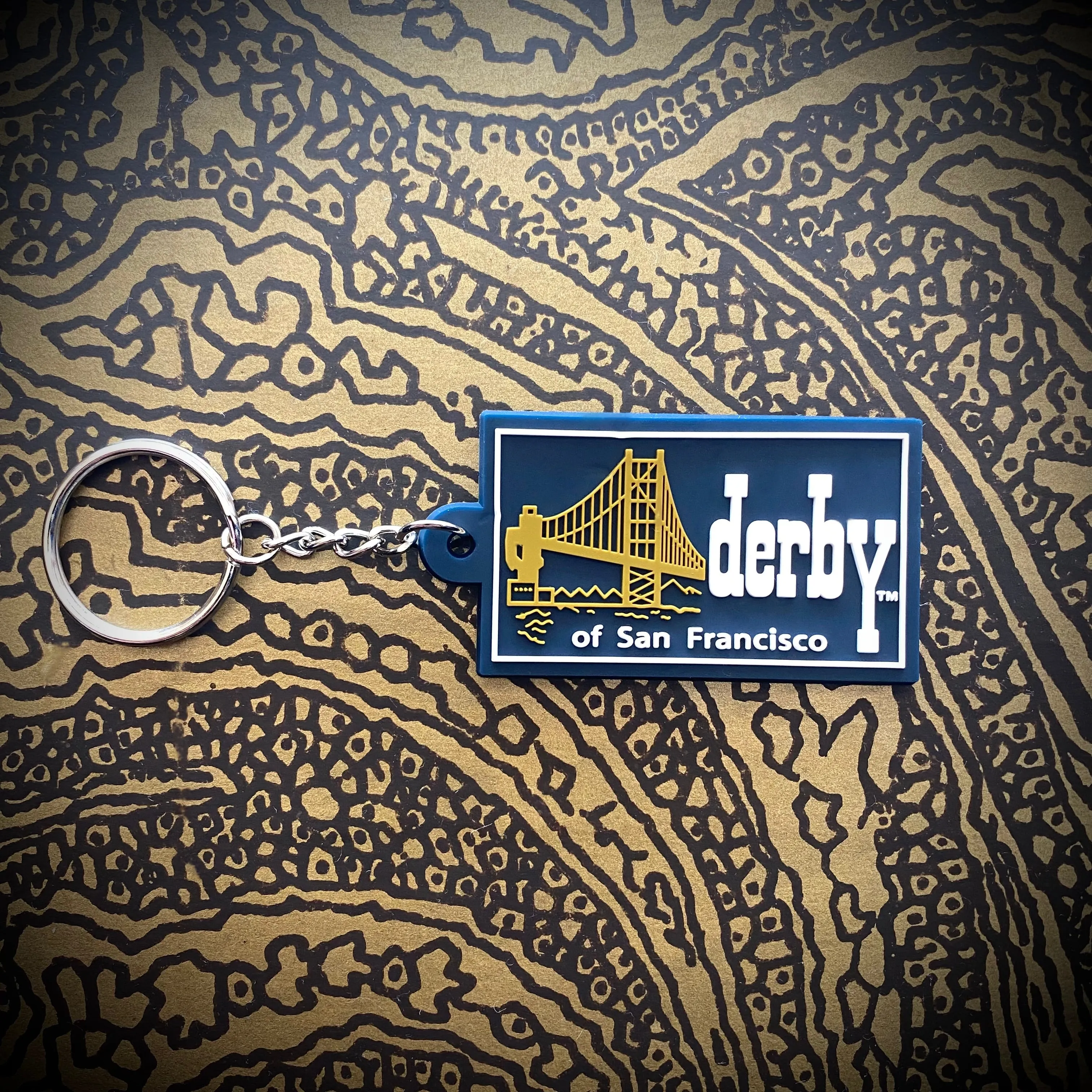 Derby Logo Keychain