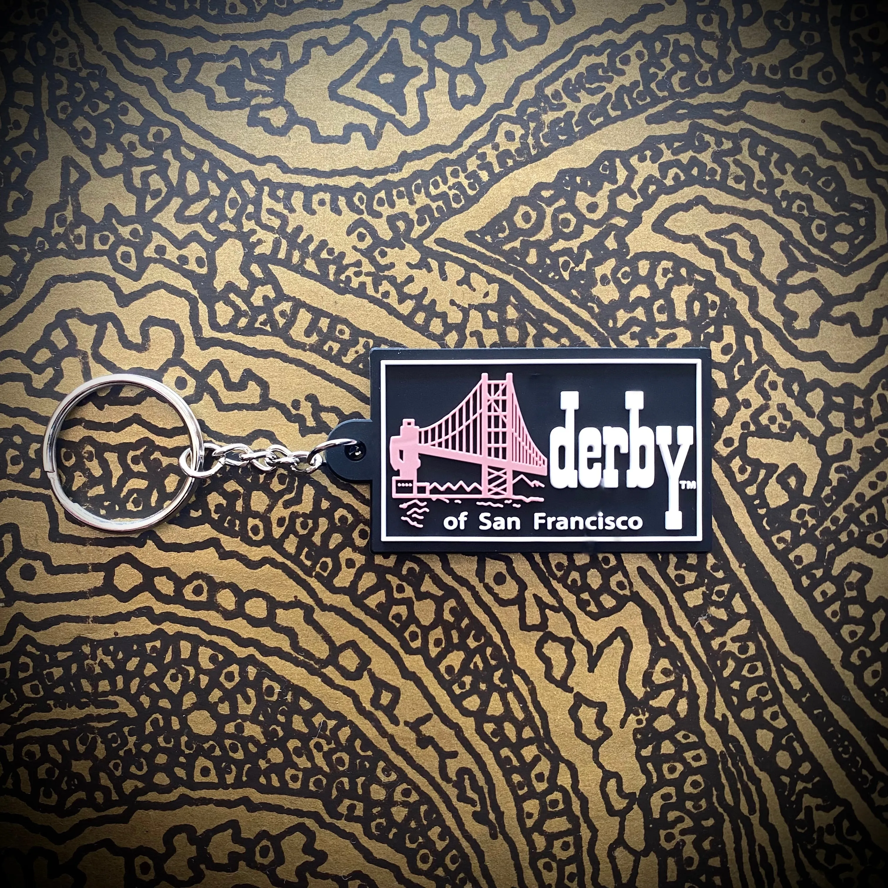 Derby Logo Keychain