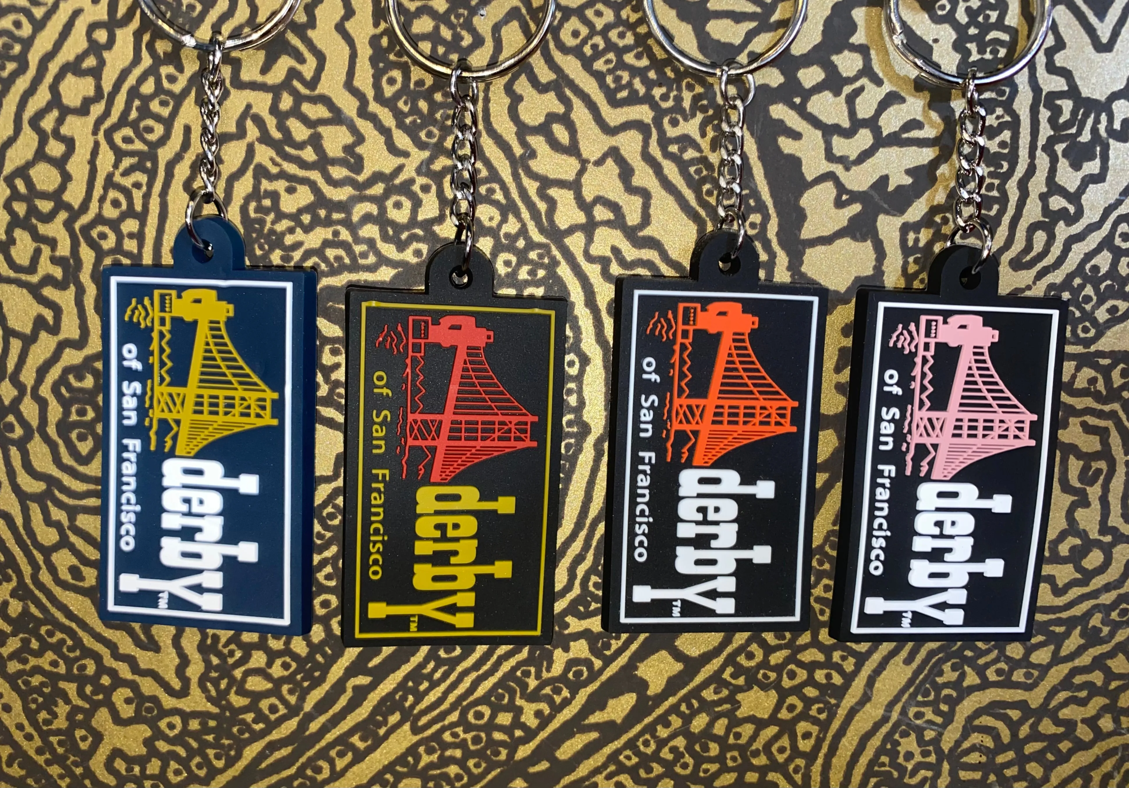 Derby Logo Keychain