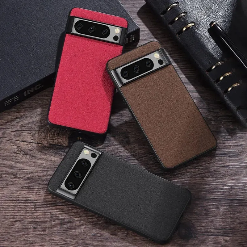 Determino Fabric Textured Case For Google Pixel 8 Series
