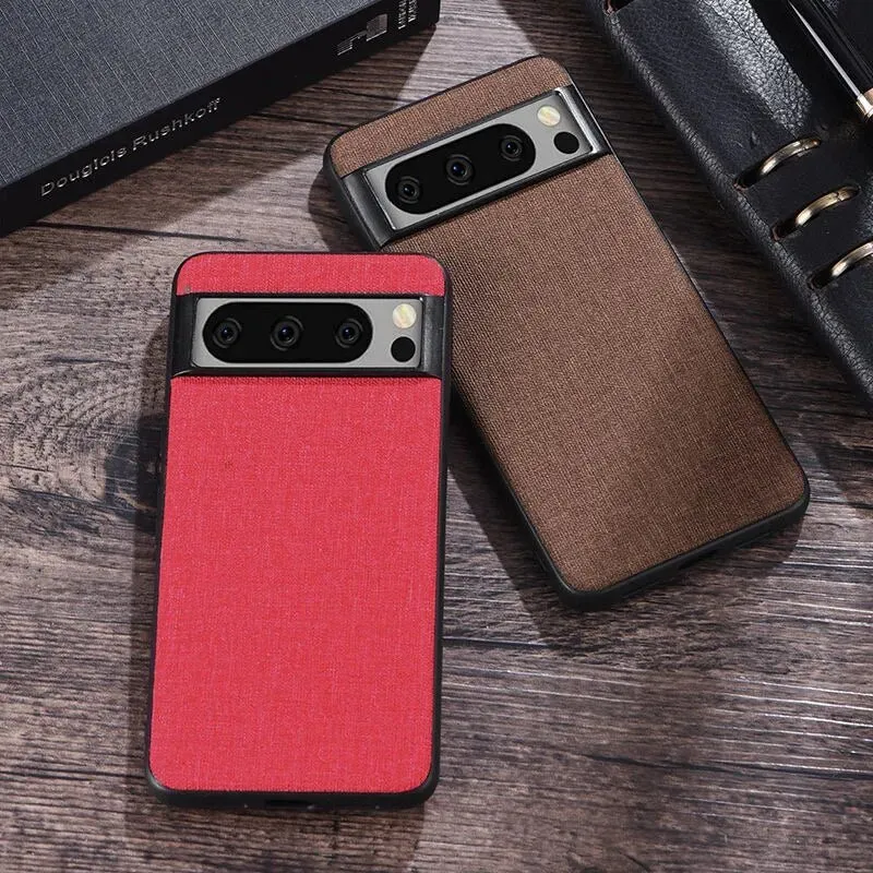Determino Fabric Textured Case For Google Pixel 8 Series
