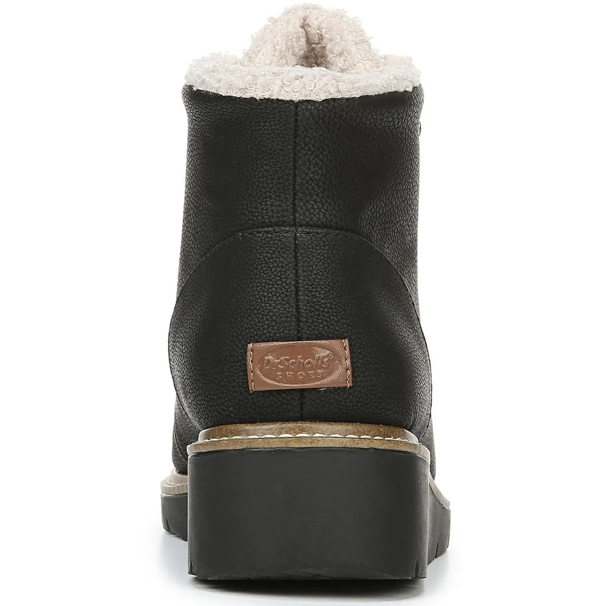 Dr. Scholl's Shoes Womens So Cozy Heels Ankle Combat & Lace-up Boots