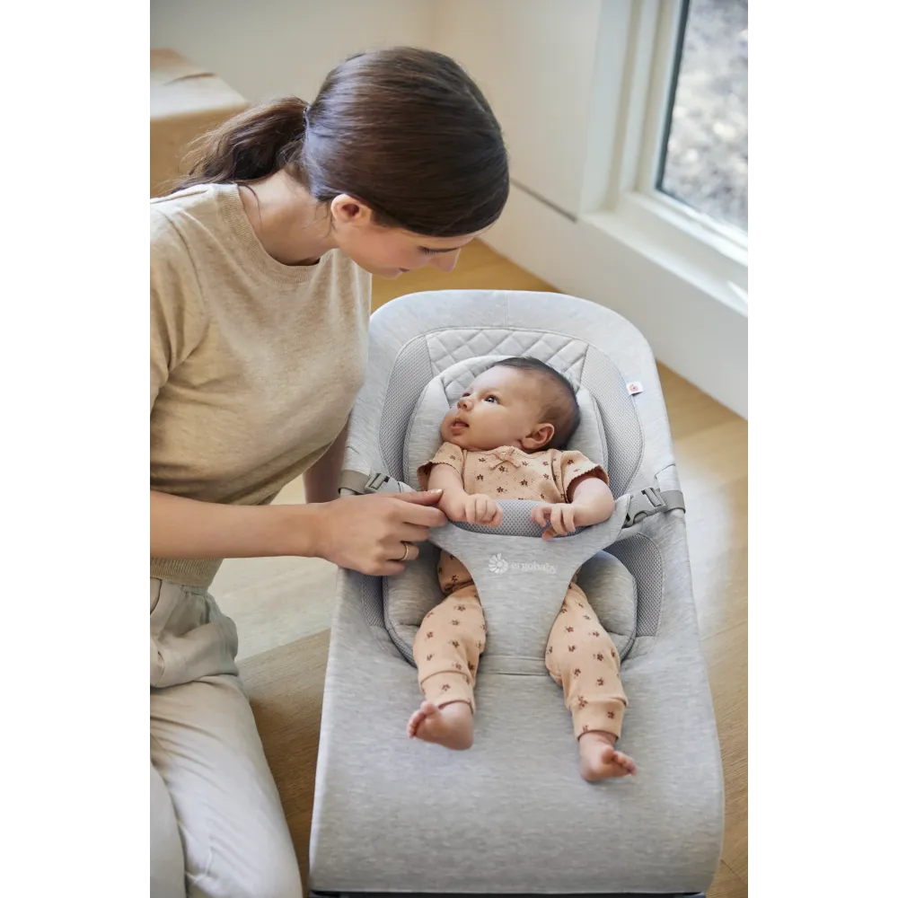 Ergobaby Evolve 3 in 1 Bouncer - Light Grey