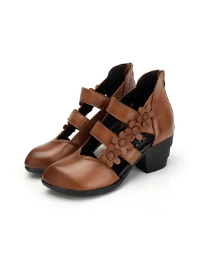 Ethnic Handmade Leather Summer Chunky Sandals