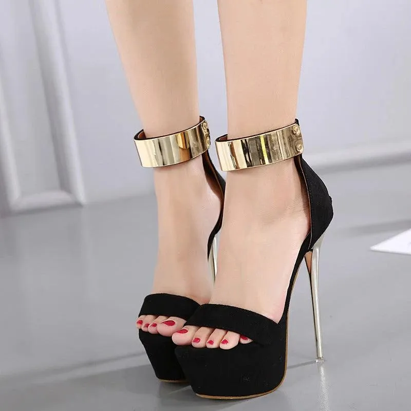 Fashionable New Waterproof Platform Stiletto Heel