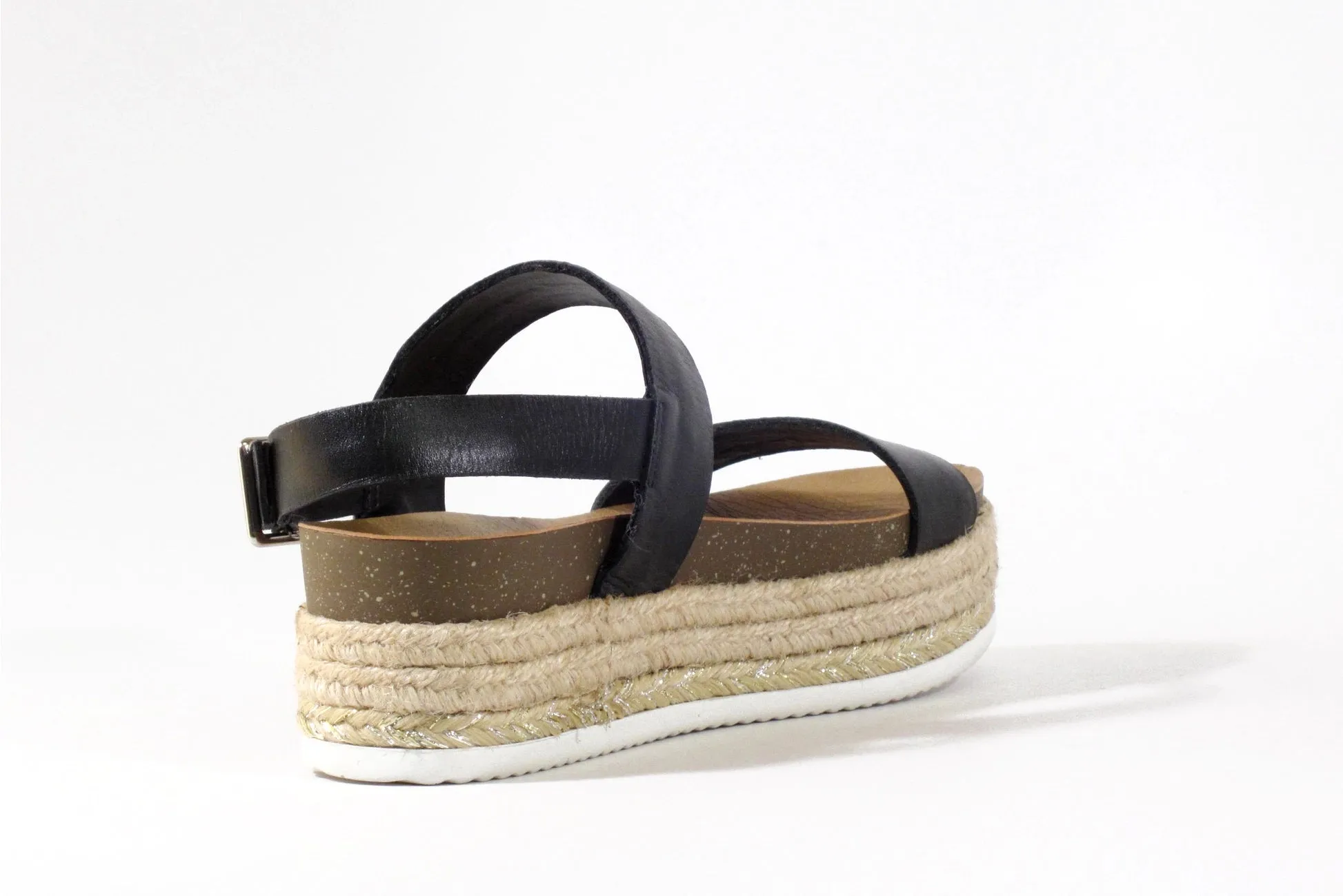 Final Sale Colby Black Platform Sandals