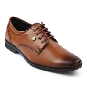 Fortune Tan Formal Lacing Derby Shoes For Men BENSTOCK1E By Liberty