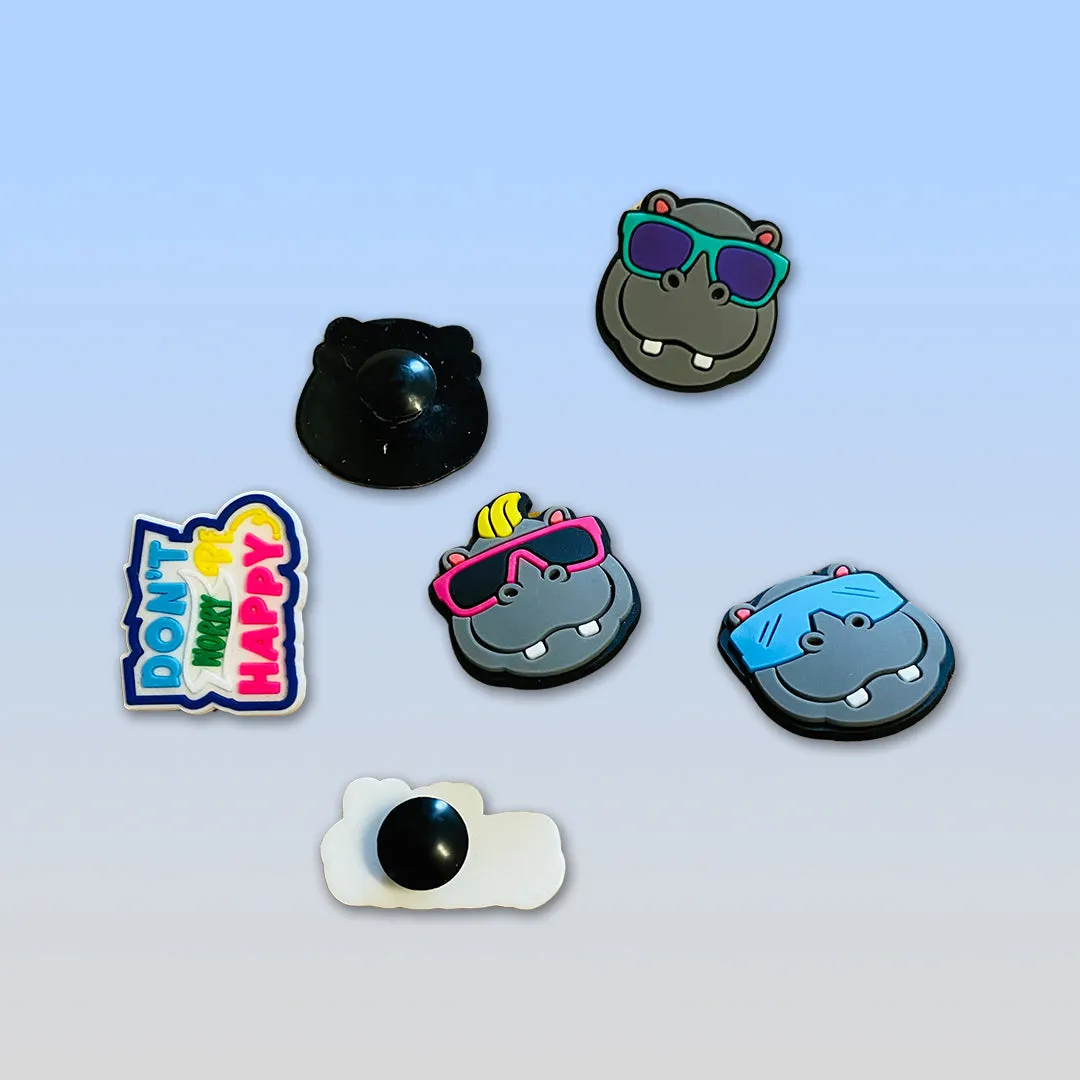 Happy Potamus Shoe Charms