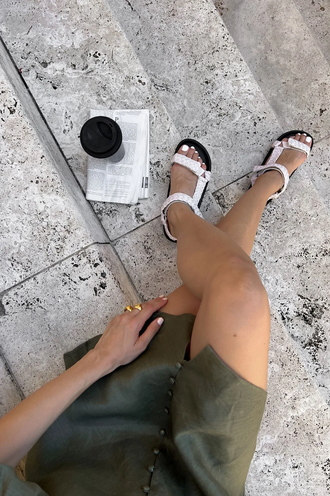 Indie Sandals - Cream