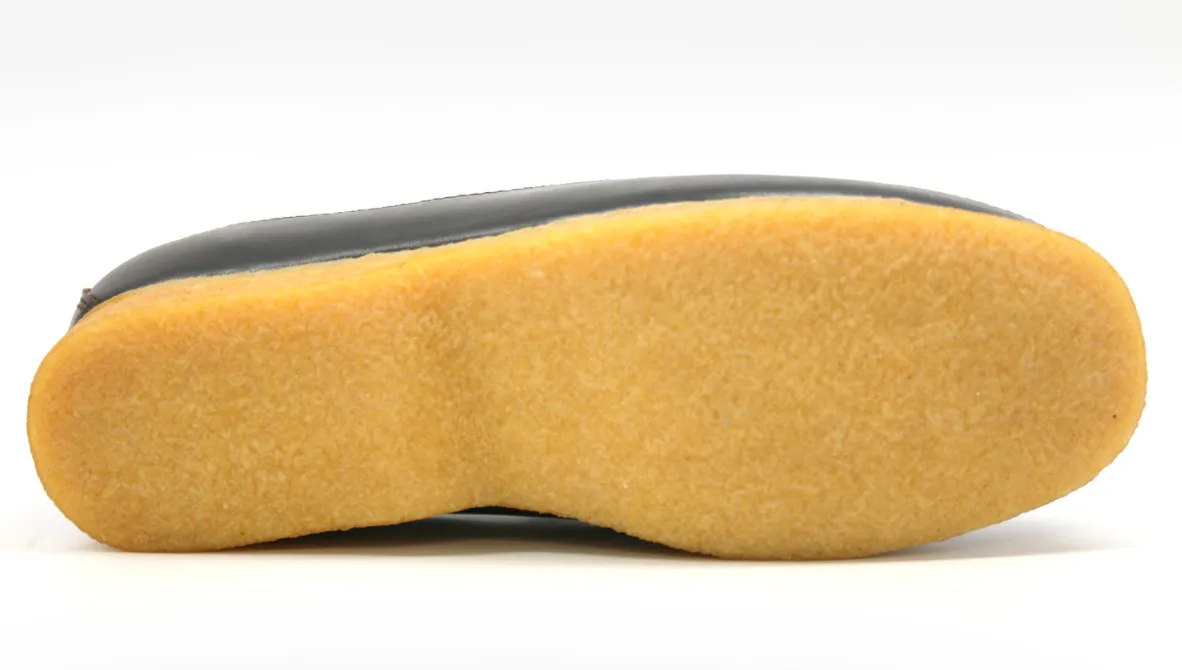 King Old School Leather and Suede Slip-On Shoe with Tassel Detailing