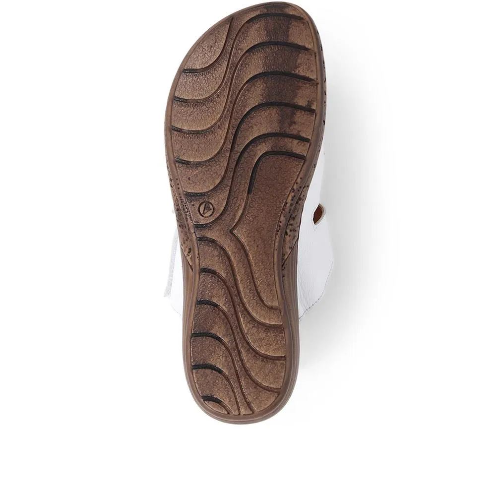 Leather Mule Sandals - LUCK39015 / 325 723