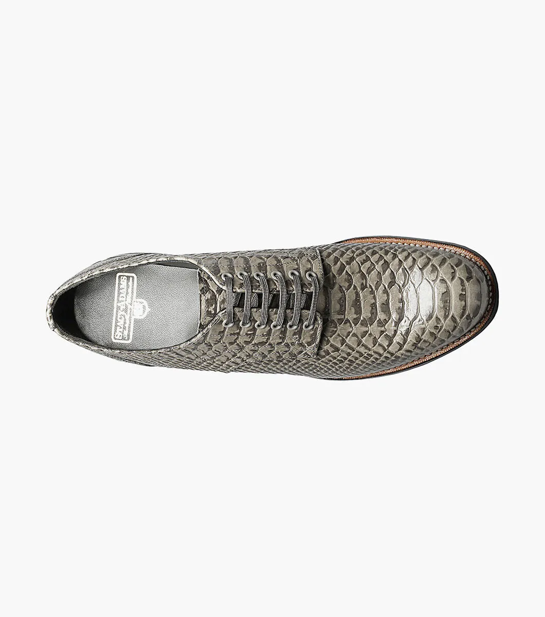 MADISON ANACONDA PLAIN TOE OXFORD-Gray | STACY ADAMS
