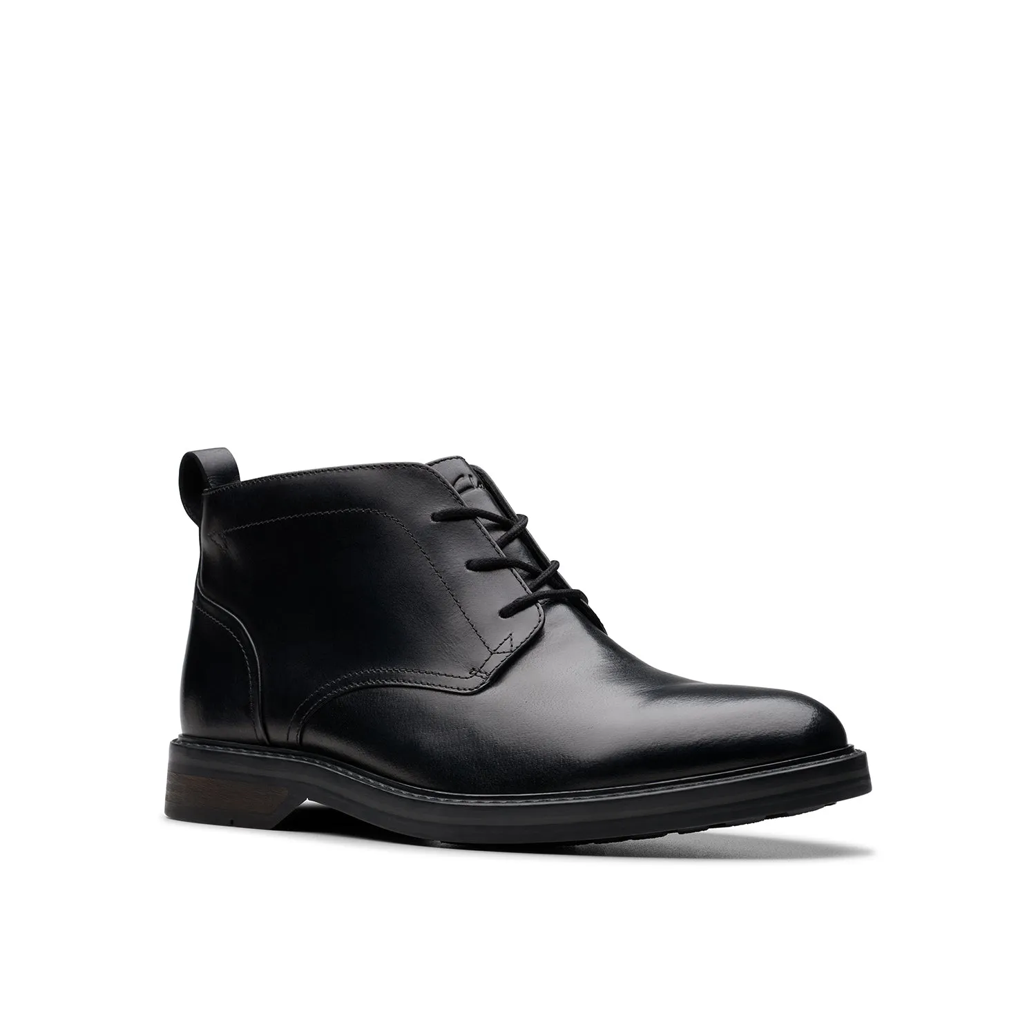Mens - Aldwin Chukka Black Leather