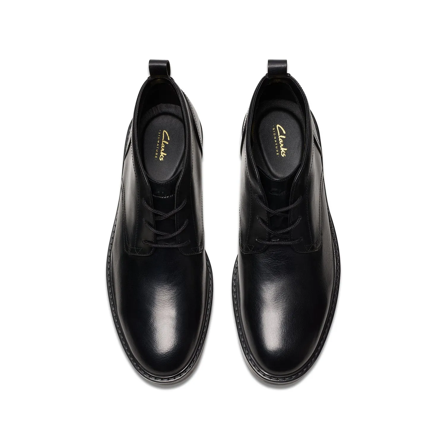 Mens - Aldwin Chukka Black Leather