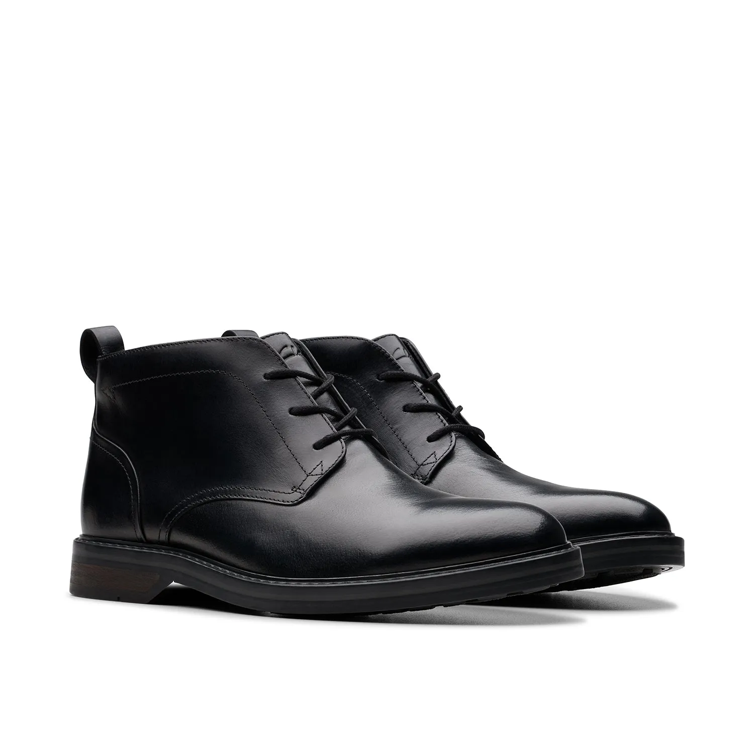Mens - Aldwin Chukka Black Leather