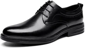 Men's Casual Dress Shoes Classic Lace-up Formal Oxfords Derby Shoes
