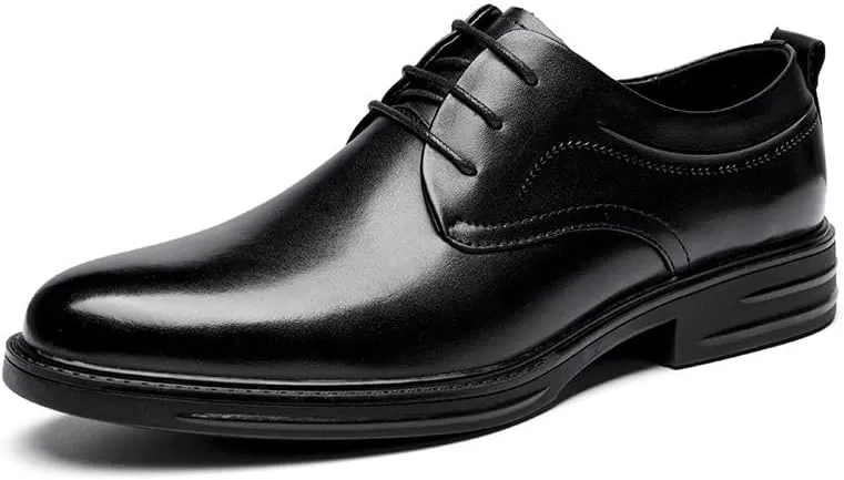 Men's Casual Dress Shoes Classic Lace-up Formal Oxfords Derby Shoes