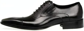 Men's Dress Shoes Leather Formal Business Oxford Derby Shoes Brogue Wingtip Retro Dress Shoes for Men