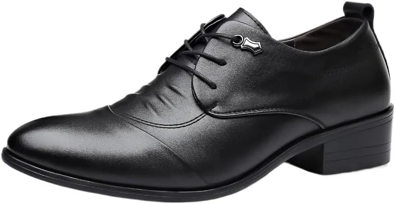 Men's Genuine Leather Low Oxford Slip-on Wedding Party Shoes Tuxedo Shoes for Men
