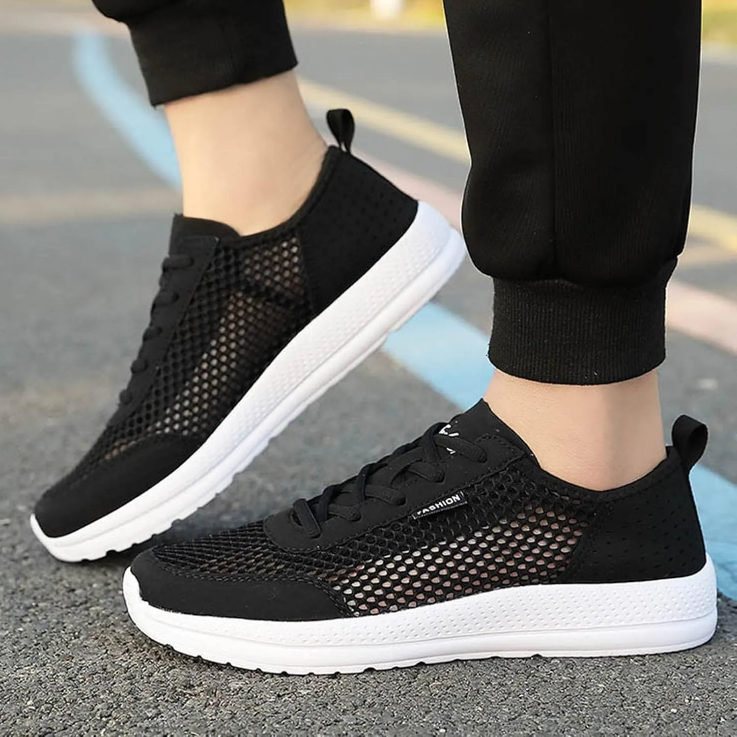 Mens Loafers & Slip-Ons Men's Breathable Comfortable Casual and Lightweight Sneakers Stretch Men's Shoes