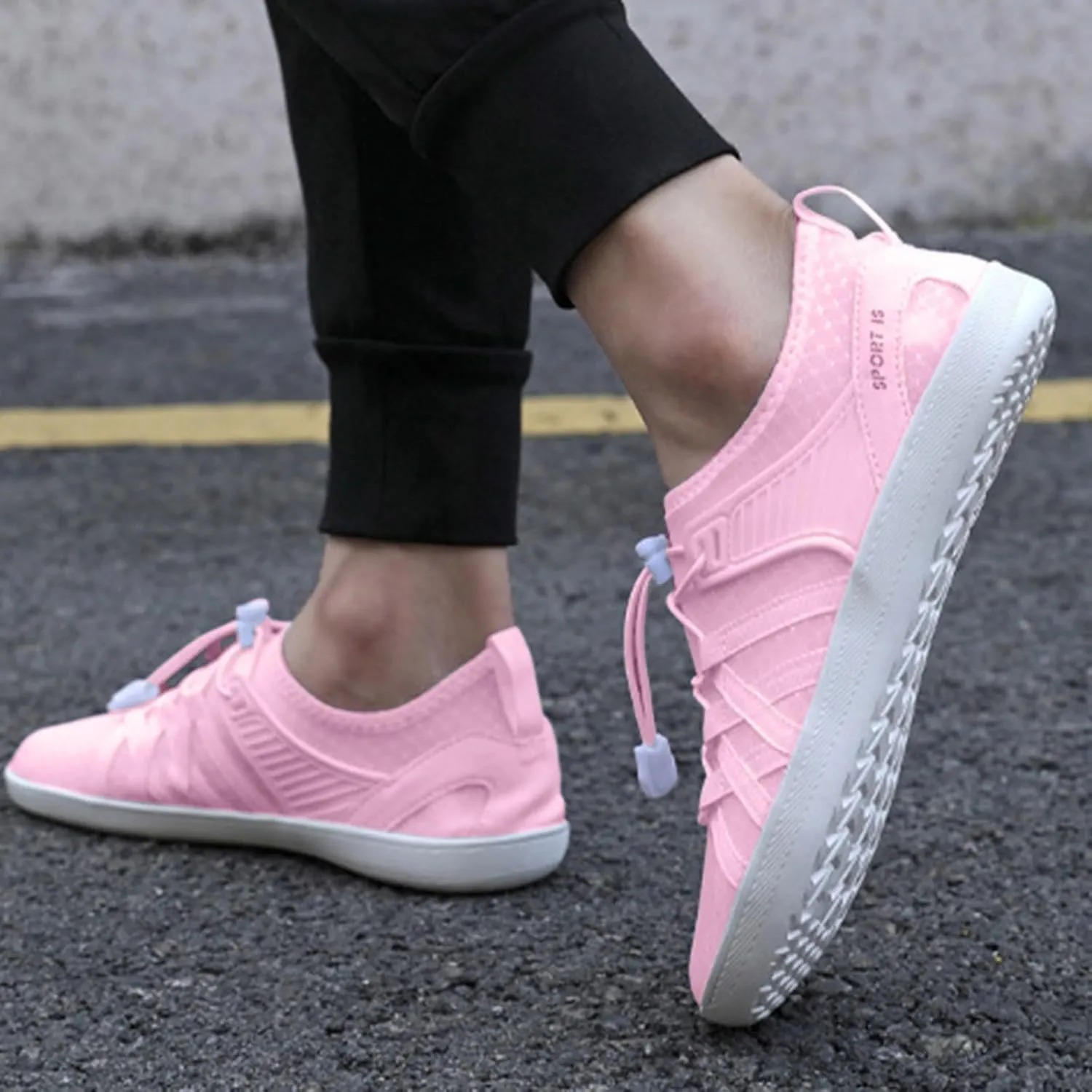 Men's Slip in Loafers & Slip-Ons Comfortable Fitness Breathable Casual Sports Shoes for Men and Women