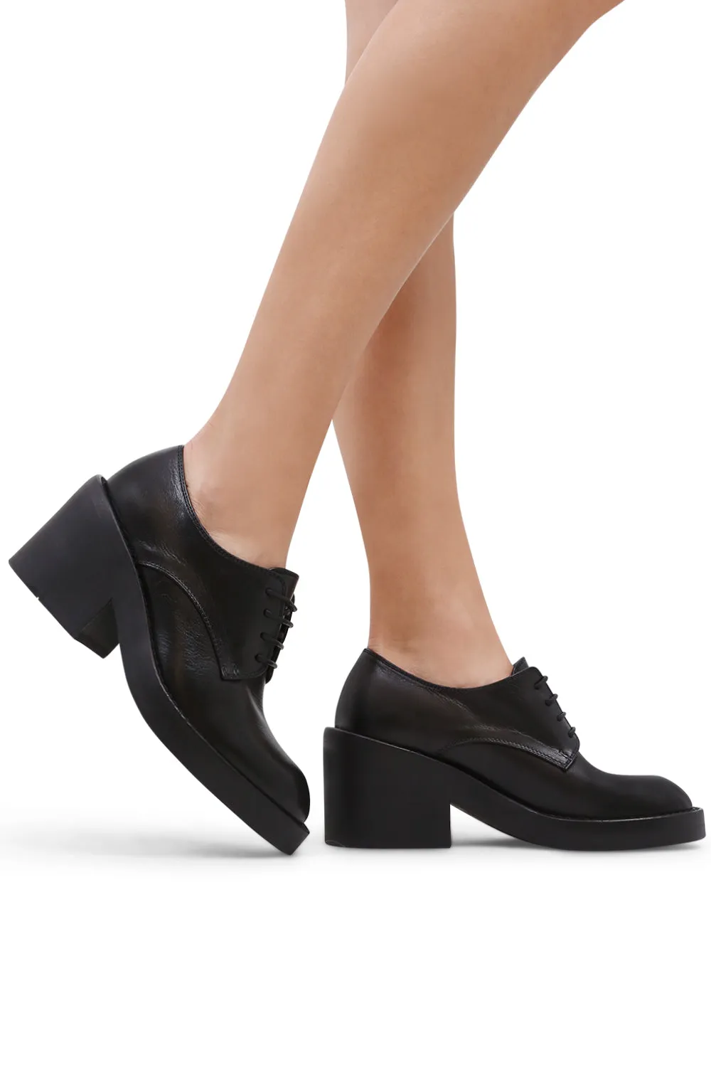 METTA DERBY SHOES | BLACK