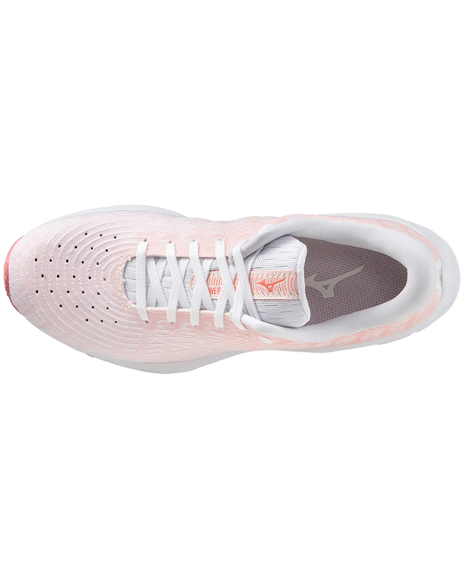 MIZUNO WAVE RIDER 26 SSW White Vaporous Gray Peach Bud