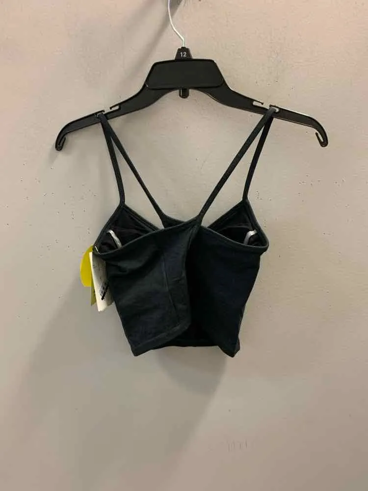 NWT ALL IN MOTION Activewear Size S Black SPAGHETTI STRAP TOP