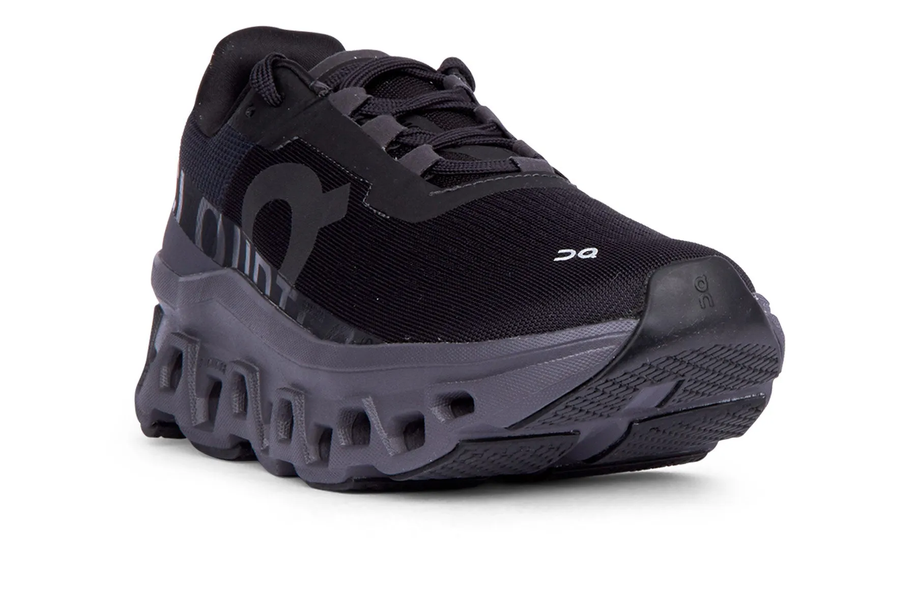 ON Cloudmonster Running Shoes - Black/Magnet Color