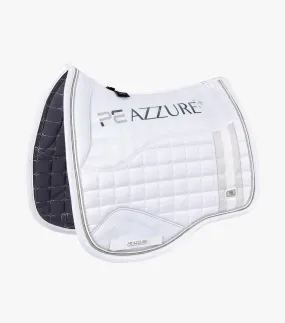 PEI Azzure Anti-Slip Satin Dressage Pad (White)