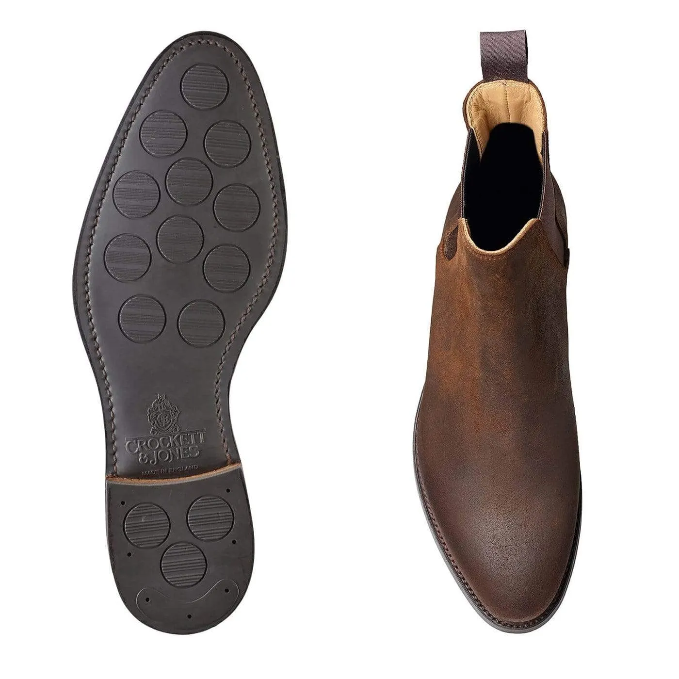 Rachel Dark Brown Rough-Out Suede