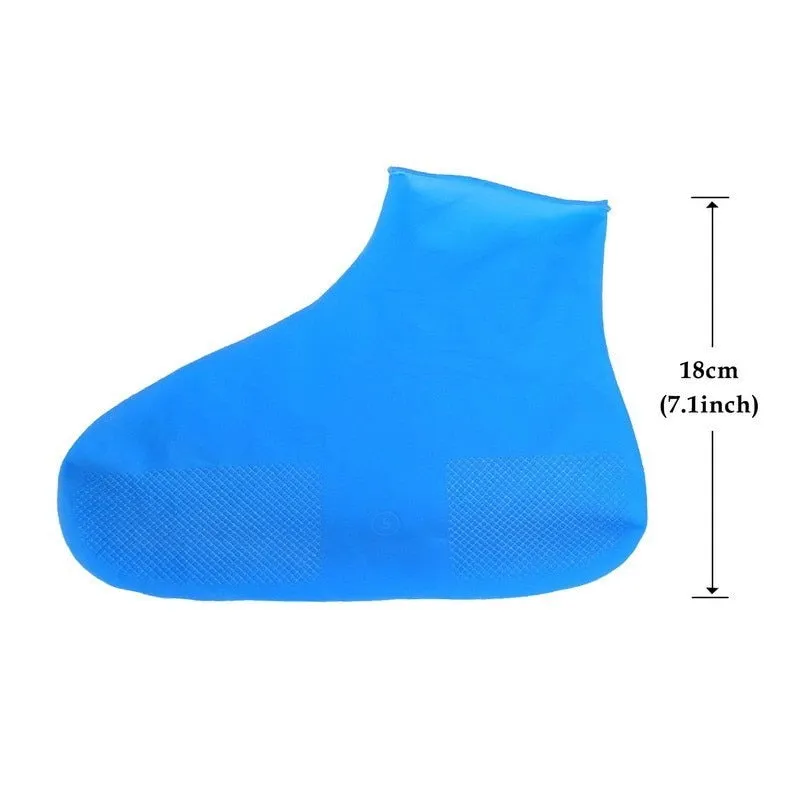 Rain Boots Waterproof Shoe Cover Silicone Unisex Shoes Protectors Waterproof Non-Slip Shoe Covers Reusable Outdoor Rainy Boots