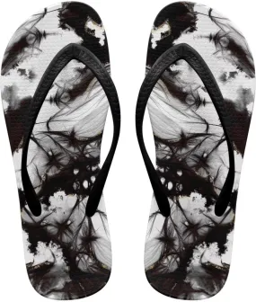 Slim Flip Flops for Women Beach Rubber Shower Shoes Basic Thong Sandals