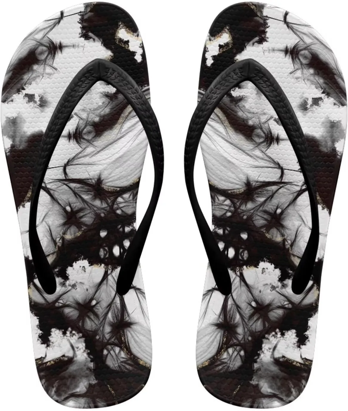 Slim Flip Flops for Women Beach Rubber Shower Shoes Basic Thong Sandals