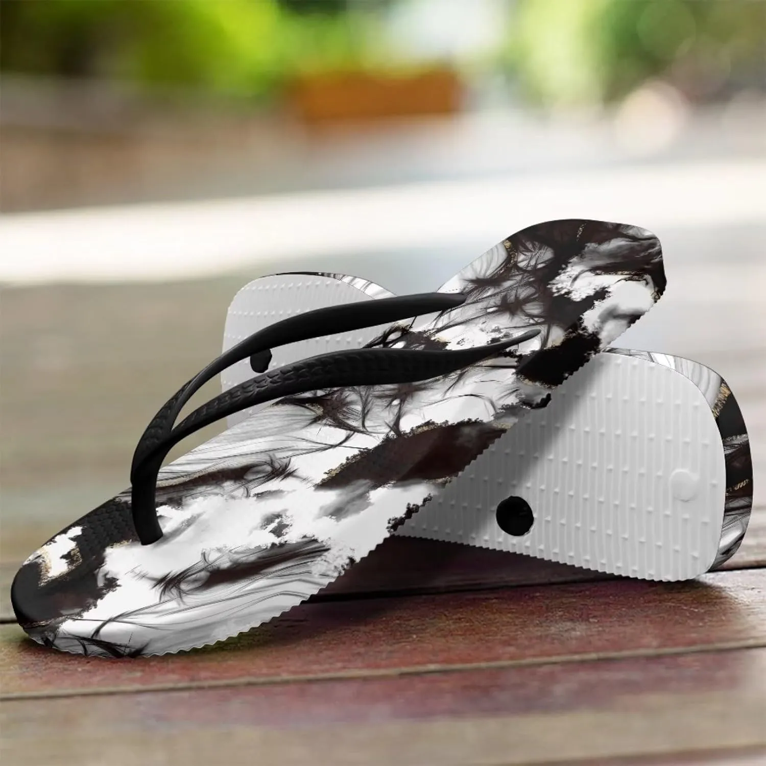 Slim Flip Flops for Women Beach Rubber Shower Shoes Basic Thong Sandals